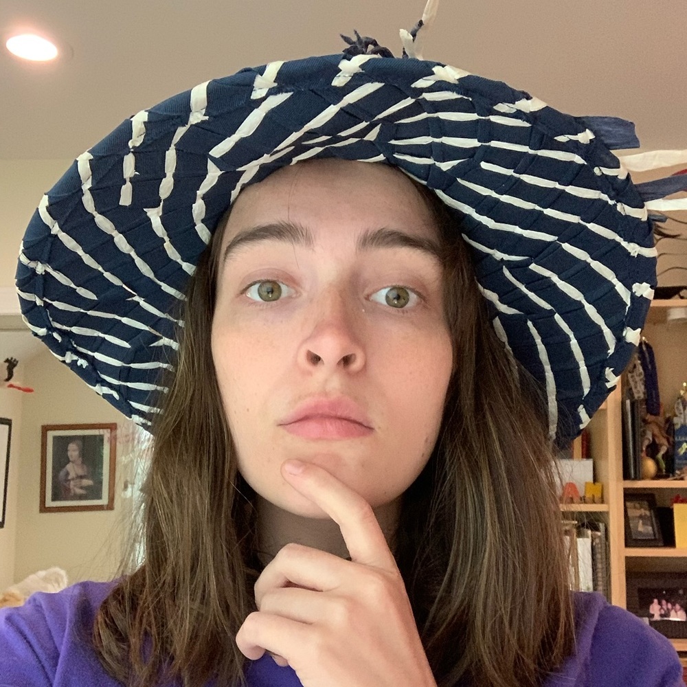 Summer straw hat 👩🏻‍🌾💙